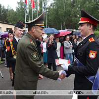 В Гродненском областном кадетском училище состоялась торжественная церемония выпуска