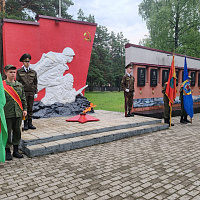 Торжественное открытие смены военно-патриотического лагеря «Вектор» и «Защитник Отечества» 