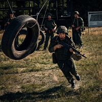 В 11 омбр продолжаются занятия по боевой подготовке с военнообязанными