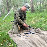 Занятия по боевой подготовке с разведчиками