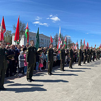Военнослужащие 127 брс приняли участие в торжественном мероприятии 