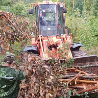 Представители 465 рбр помогают ликвидировать последствия непогоды