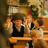 Курсанты Военной академии провели со школьниками занятие по гражданской обороне