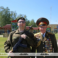 Принятие Военной присяги новым пополнением в Жодино