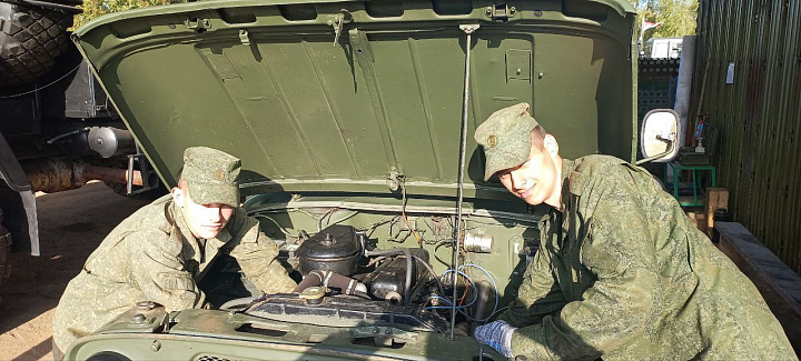 Залог успешного выполнения задач —  поддержание техники в исправном состоянии