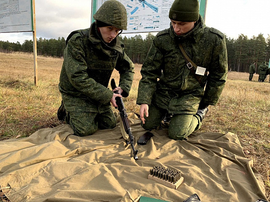Выполнили упражнение начальных стрельб