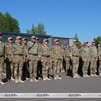 Военнослужащие Республики Казахстан посетили мемориальный комплекс «Хатынь»