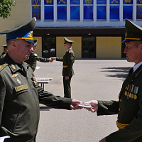 Торжественное вручение юбилейной медали «80 лет освобождения Республики Беларусь от немецко-фашистских захватчиков»