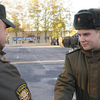 В 361 боо (ЦОВУ) прошло чествование военнослужащих, выслуживших установленные сроки службы