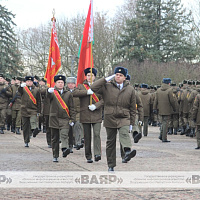 Ритуал принятия Военной присяги новобранцами Гродненского гарнизона