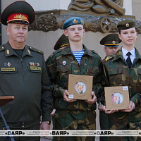 Финальный день смотра конкурса на лучший военно-патриотический клуб Вооружённых Сил