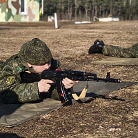 Занятия с курсантами военного факультета в БГАА