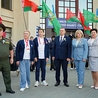В Гомель прибыл передвижной музей «Поезд Победы»