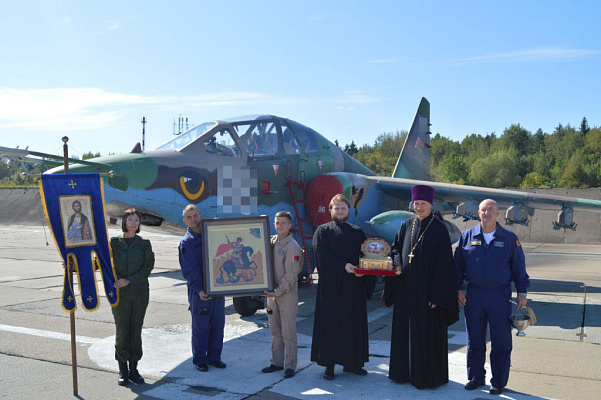 Ковчег с мощами святого великомученика Георгия Победоносца прибыл в в/ч 19764