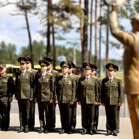 Закладка капсулы с посланием в Военной академии