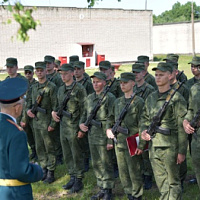 Ритуал вручения  оружия и закрепления техники