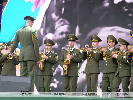 В Минске проходит семейный фестиваль «Наша Победа», посвященный 80-й годовщине Великой Победы