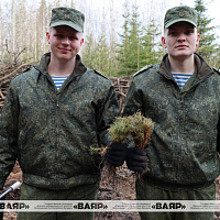 Военнослужащие командования и подразделений ССО приняли участие в акции «Лес! Дабро! Парадак!»