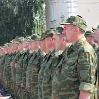 Церемония по случаю принятия Военной присяги прошла в Лунинце