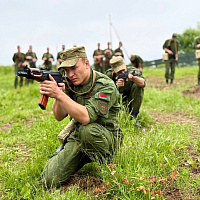 Занятия по боевой подготовке с военнослужащими 188 ибр