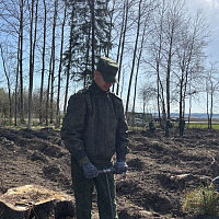 Военнослужащие 62 ЦУС приняли участие в акции «Лес! Добро! Порядок»