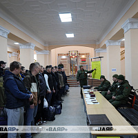 В 19 омбр развёрнут пункт приёма личного состава