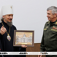 Встреча командования Военной академии с митрополитом Минским и Заславским, Патриаршим Экзархом всея Беларуси