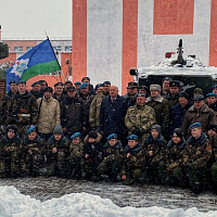 Брестские десантники открыли памятную доску в честь В.Ф. Маргелова