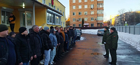 В ходе второго этапа комплексной проверки боеготовности Вооружённых Сил в строй становятся военнообязанные из Минской области