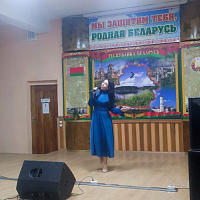 Концерт на полигоне для военнослужащих запаса