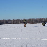 Занятия по боевой подготовке на полигоне Лосвидо