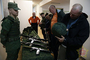 Военную академию посетили руководители по военно-патриотическому воспитанию