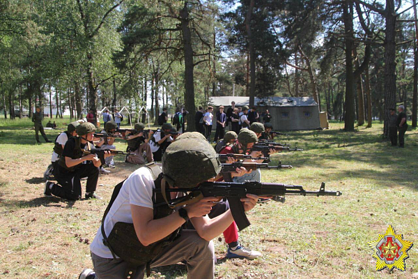 Началась работа военно-патриотических лагерей