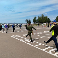 На базе 19-ой отдельной гвардейской механизированной бригады проходят сборы военно-патриотического лагеря «Патриот»
