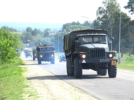 Военнослужащие 11 омбр совершили 50-километровый марш