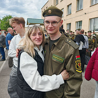 Церемония принятия Военной присяги в Жодино