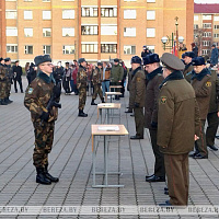 Военнослужащие березовского гарнизона приняли военную присягу 