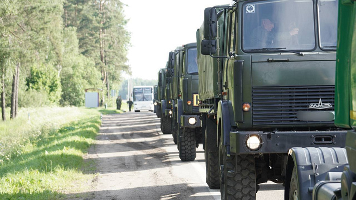 Военнослужащие 361 боо (ЦОВУ) совершили 50-километровый марш