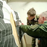 Занятия с воспитанниками военно-патриотического клуба «Гарнизон»