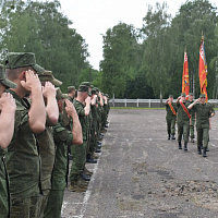 В воинских частях и соединениях прошли торжественные митинги, посвящённые началу нового учебного полугодия