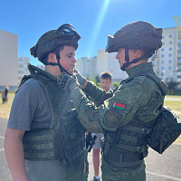 Курсанты Военной академии организовали интерактивные площадки для школьников