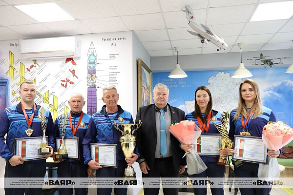Чествование национальной команды Республики Беларусь по парашютному спорту