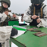 У гвардейцев — контрольные занятия