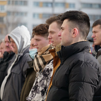 В роли военнообязанных – курсанты