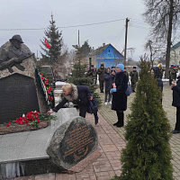 Митинг, посвящённый 35-летию вывода советских войск из Афганистана, прошел в Колодищах