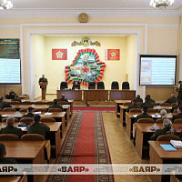 Представители идеологического актива Республики Беларусь выступают перед личным составом соединений и воинских частей