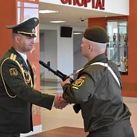 Новобранцы Спортивного комитета Вооружённых Сил присягнули на верность Родине