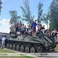 На базе 83 оиаэп организован военно-патриотический лагерь