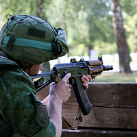 Занятие по огневой подготовке с личным составом 48 об РЭБ 