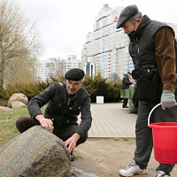 Воины-интернационалисты вышли на субботник 